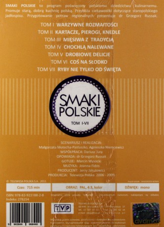 Smaki polskie [7DVD]+[KSIĄŻKA]