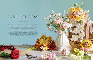 Crochet A Flower Bouquet: 35 crochet patterns for handmade flowers and foliage - Li Li [KSIĄŻKA]