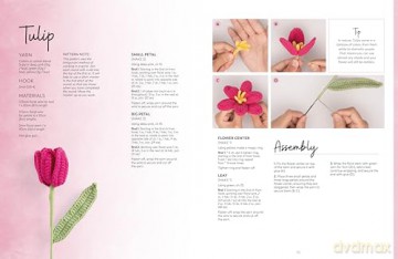 Crochet A Flower Bouquet: 35 crochet patterns for handmade flowers and foliage - Li Li [KSIĄŻKA]