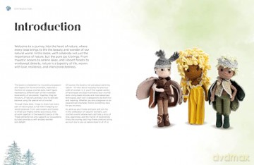 Crochet Dolls Inspired By Nature: 20 amigurumi toys celebrating the beauty of biodiversity - Nathalie Amiel [KSIĄŻKA]