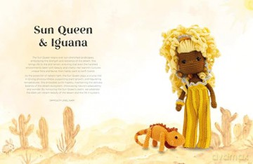 Crochet Dolls Inspired By Nature: 20 amigurumi toys celebrating the beauty of biodiversity - Nathalie Amiel [KSIĄŻKA]