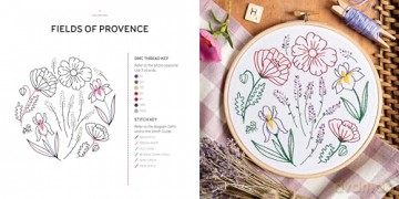 Embroidery Made Easy: Botanical Bliss: 12 beginner-friendly embroidery patterns with iron-on transfers - Stephanie Carswell [KSIĄŻKA]