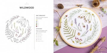 Embroidery Made Easy: Botanical Bliss: 12 beginner-friendly embroidery patterns with iron-on transfers - Stephanie Carswell [KSIĄŻKA]