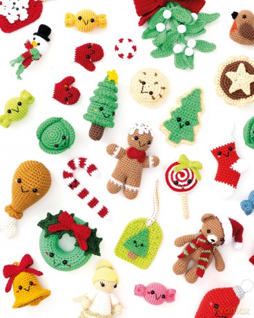 Kawaii Crochet Christmas: 40 super cute amigurumi patterns for the festive season: 3 - Melissa Bradley-Vatcher [KSIĄŻKA]