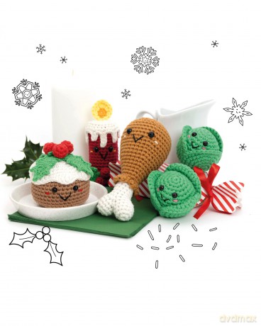 Kawaii Crochet Christmas: 40 super cute amigurumi patterns for the festive season: 3 - Melissa Bradley-Vatcher [KSIĄŻKA]