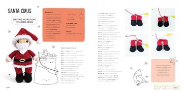 Kawaii Crochet Christmas: 40 super cute amigurumi patterns for the festive season: 3 - Melissa Bradley-Vatcher [KSIĄŻKA]