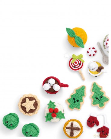 Kawaii Crochet Christmas: 40 super cute amigurumi patterns for the festive season: 3 - Melissa Bradley-Vatcher [KSIĄŻKA]