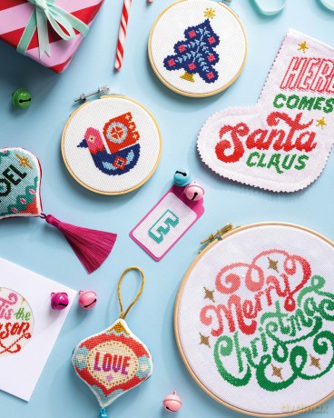 Merry Stitchmas: 24 fun and festive cross stitch designs (Stitchrovia) - Emma Congdon [KSIĄŻKA]