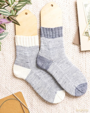 No Fear Sock Knitting: Take the worry out of sock knitting with this beginner's guide - Denise DeSantis [KSIĄŻKA]