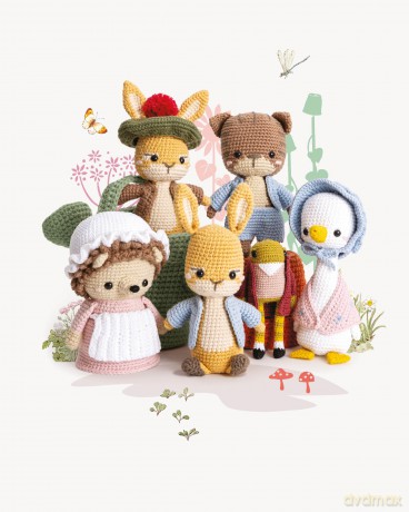 Peter Rabbit Crochet Toys: Adorable Amigurumi from the Tales of Beatrix Potter - Carla Mitrani [KSIĄŻKA]