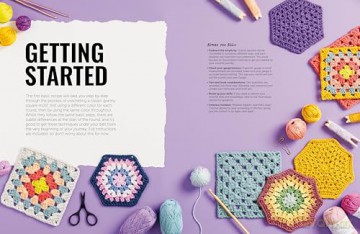 The Granny Square Crochet Bible: Everything you need to know about how to crochet granny squares - Lynne Rowe [KSIĄŻKA]