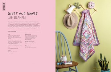 The Granny Square Crochet Bible: Everything you need to know about how to crochet granny squares - Lynne Rowe [KSIĄŻKA]