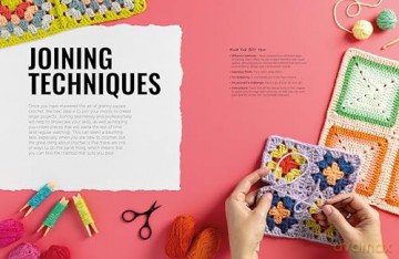 The Granny Square Crochet Bible: Everything you need to know about how to crochet granny squares - Lynne Rowe [KSIĄŻKA]