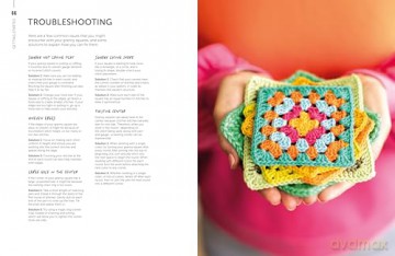 The Granny Square Crochet Bible: Everything you need to know about how to crochet granny squares - Lynne Rowe [KSIĄŻKA]