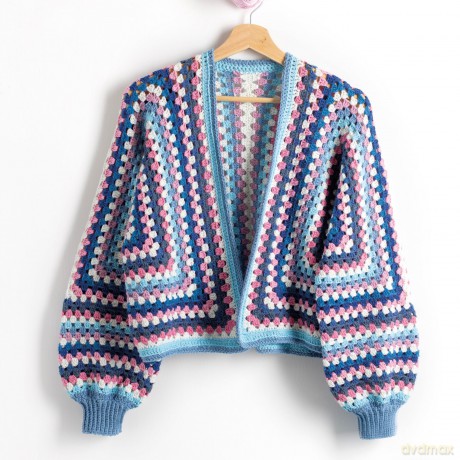 The Granny Square Crochet Bible: Everything you need to know about how to crochet granny squares - Lynne Rowe [KSIĄŻKA]