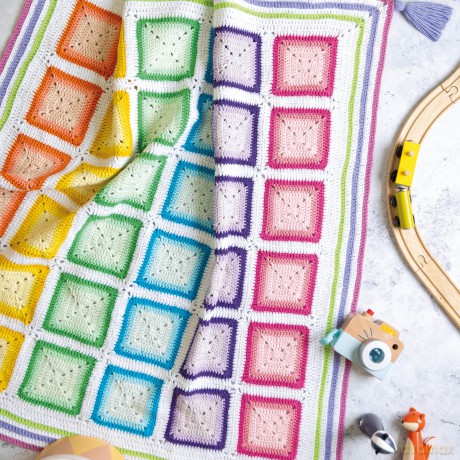 The Granny Square Crochet Bible: Everything you need to know about how to crochet granny squares - Lynne Rowe [KSIĄŻKA]