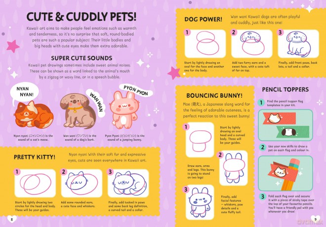 Make Art: Kawaii: 20+ Fun Drawing Activities and Projects - Ellen Philpott [KSIĄŻKA]