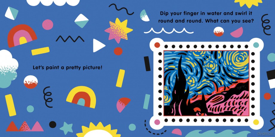 My Busy Art Book!: A Playful Art Book with Sliders, Pull Tabs, and Magic Ink! - Design Eye [KSIĄŻKA]