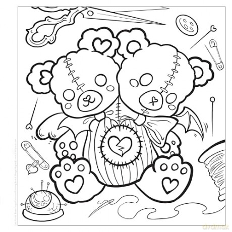 Creepy Curiosities Coloring Book: Eerie Designs to Terrify and Delight - Lois Goody [KSIĄŻKA]