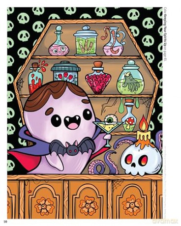 Hauntingly Happy Coloring: Creepy Kawaii Designs to Bring to Life - Dani Banani [KSIĄŻKA]