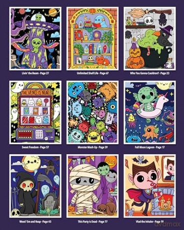 Hauntingly Happy Coloring: Creepy Kawaii Designs to Bring to Life - Dani Banani [KSIĄŻKA]