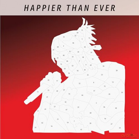 Super Stylish Billie Eilish Sticker Mosaic Art: 12 Stylish Designs, Performance Portraits, Photo Gallery - Logan Powell [KSIĄŻKA]