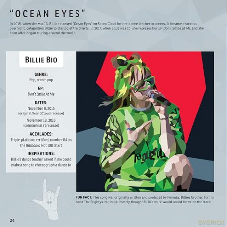 Super Stylish Billie Eilish Sticker Mosaic Art: 12 Stylish Designs, Performance Portraits, Photo Gallery - Logan Powell [KSIĄŻKA]
