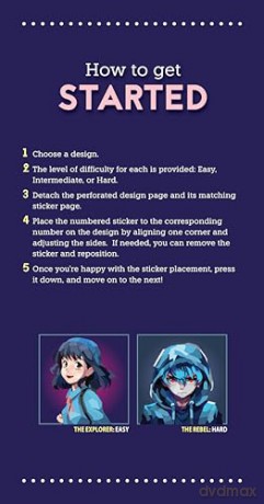 Ultimate Manga Sticker Painting: 10 Magnificent Masterpieces - Logan Powell [KSIĄŻKA]