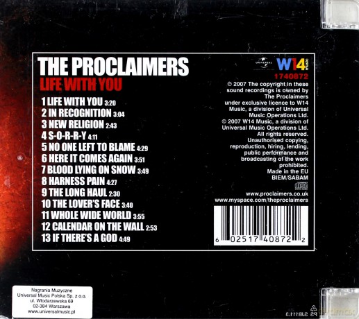 The Proclaimers: Life With You [CD]