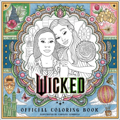 Wicked Official Coloring Book: (Universal Pictures Wicked) - Carolina Zambrano [KSIĄŻKA]