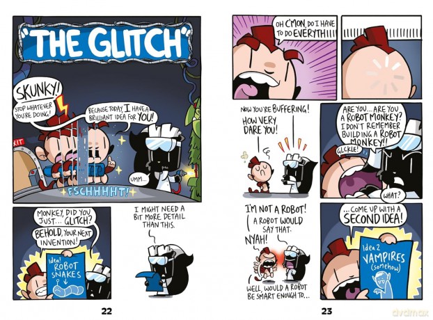 Bunny vs Monkey: The Great Big Glitch (a Phoenix Comic Book): the instant number one bestselling book from Jamie Smart, Illustrator of the Year - Jamie Smart [KSIĄŻKA]