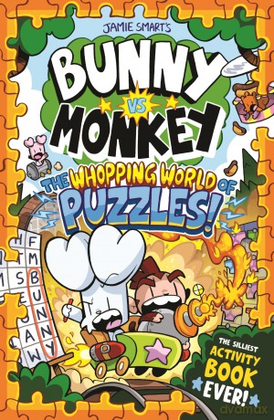 Bunny vs Monkey: The Whopping World of Puzzles (a Phoenix Comic Book, from the million-selling Jamie Smart, Illustrator of the Year) - Jamie Smart [KSIĄŻKA]