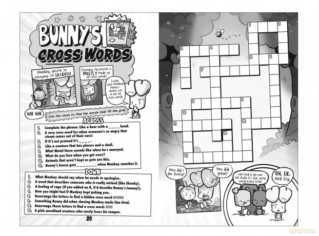 Bunny vs Monkey: The Whopping World of Puzzles (a Phoenix Comic Book, from the million-selling Jamie Smart, Illustrator of the Year) - Jamie Smart [KSIĄŻKA]