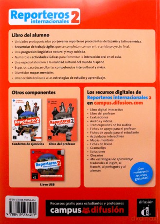 Reporteros internacionales 2 - Edición híbrida - Libro del alumno + audio MP3. A1/A2: Libro del alumno + MP3 CD 2 (A1-A2) - EDICION HI - Delphine Rouchy [KSIĄŻKA]