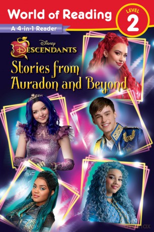World of Reading: Descendants 4-in-1 Reader: Stories from Auradon and Beyond - Steve Behling [KSIĄŻKA]