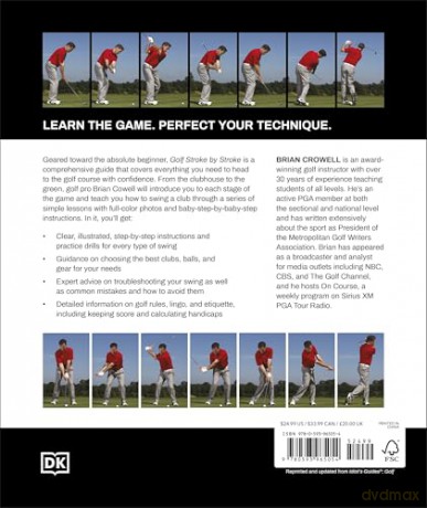 Golf Stroke by Stroke: Learn the Fundamentals, Master Your Technique, and Improve Your Game - Brian Crowell [KSIĄŻKA]
