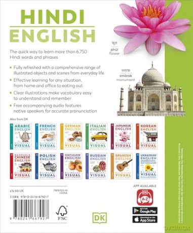 Hindi English Bilingual Visual Dictionary (DK Bilingual Visual Dictionaries) - DK [KSIĄŻKA]