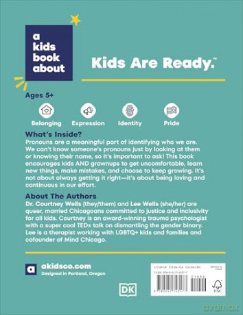 A Kids Book About Pronouns - Courtney Wells [KSIĄŻKA]