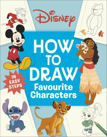 Disney How to Draw Favourite Characters - DK [KSIĄŻKA]