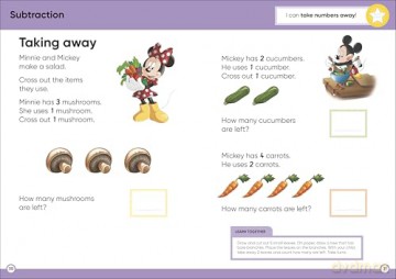 Disney Learning Get Ready for Maths (Ages 3-5): Preschool/Reception Beginner Maths Workbook for Kids, Aligned with National Curriculum - DK [KSIĄŻKA]