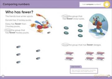 Disney Learning Get Ready for Maths (Ages 3-5): Preschool/Reception Beginner Maths Workbook for Kids, Aligned with National Curriculum - DK [KSIĄŻKA]