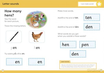 Disney Learning Starting to Read (Ages 3-5): Preschool/Reception English Handwriting, Alphabet Workbook for Kids, Aligned with National Curriculum - DK [KSIĄŻKA]
