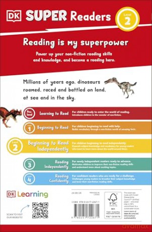DK Super Readers Level 2 Daring Dinosaur: Animals with Attitude - DK [KSIĄŻKA]