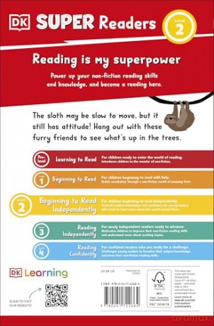DK Super Readers Level 2 Sassy Sloth: Animals with Attitude - DK [KSIĄŻKA]