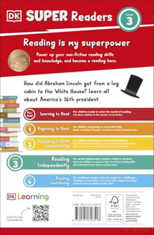 DK Super Readers Level 3 Abraham Lincoln - DK [KSIĄŻKA]