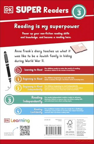 DK Super Readers Level 3 Anne Frank - DK [KSIĄŻKA]