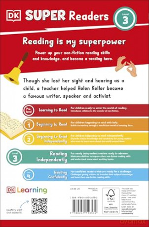 DK Super Readers Level 3 Helen Keller - DK [KSIĄŻKA]