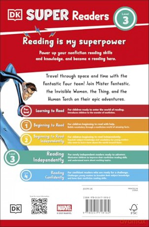 DK Super Readers Level 3 Marvel Fantastic Four Cosmic Adventures - DK [KSIĄŻKA]