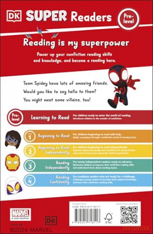 DK Super Readers Pre-Level Marvel Spidey and His Amazing Friends Go Team Spidey! - DK [KSIĄŻKA]