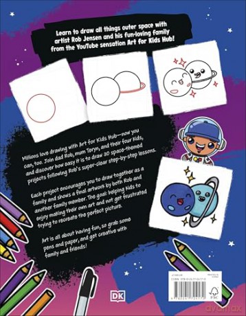 Draw with Art for Kids Hub Space - Art For Kids Hub [KSIĄŻKA]